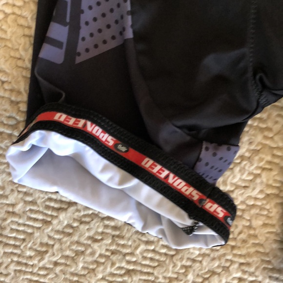 Sponeed Bicycle Shorts Thick Padded Seat Saddle Black Gray Cycling Large Men - Picture 9 of 14